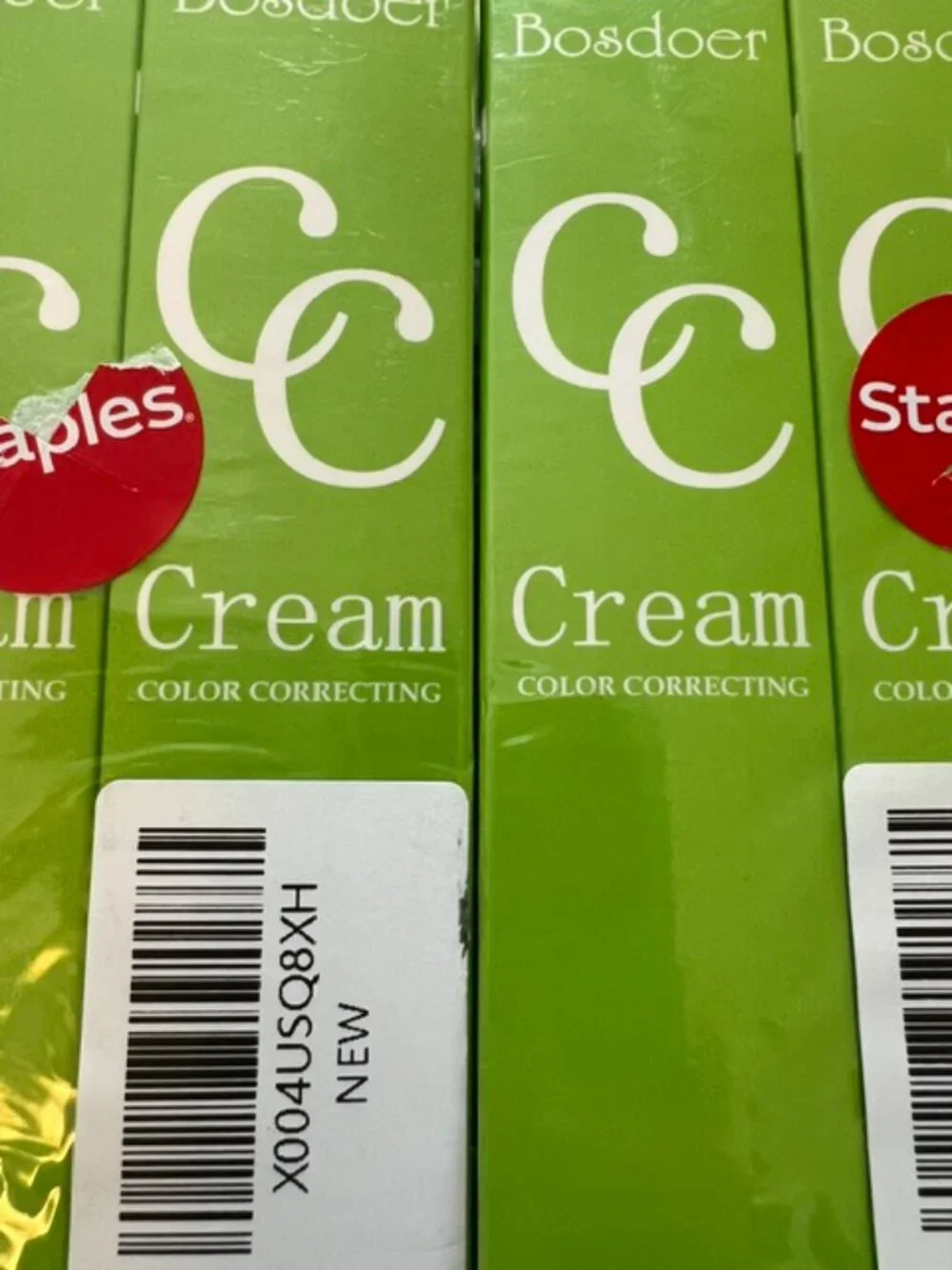 4 Pk Bosdoer CC Cream Light Color-Correcting Net: 45ml/1.5oz Each